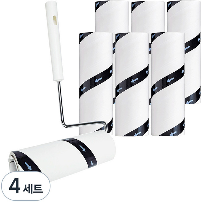 아이리스 테이프클리너 본품 + 리필 90회 6p 세트, 4세트