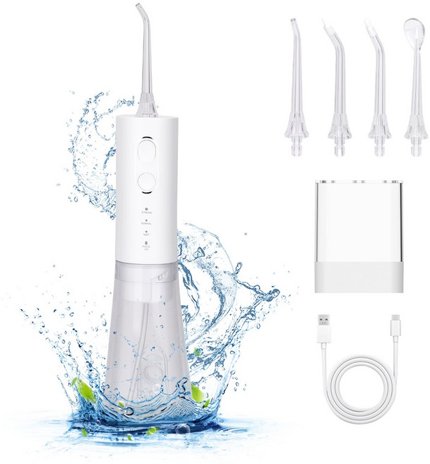 비타할로 파워클린 휴대용 구강세정기, 화이트, F5030A