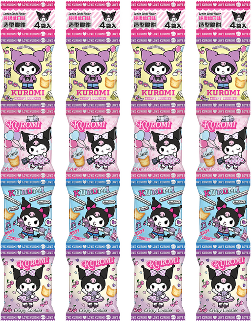 AMANDIER 雅蒙蒂 Kuromi 造型脆餅串包袋 檸檬糖口味, 20g, 16個