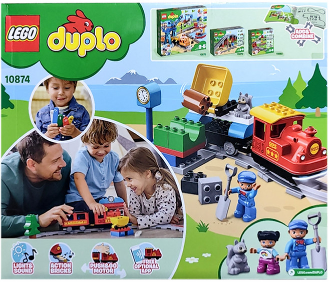 LEGO duplo 得寶 10874 蒸汽列車 Steam Train, 1盒