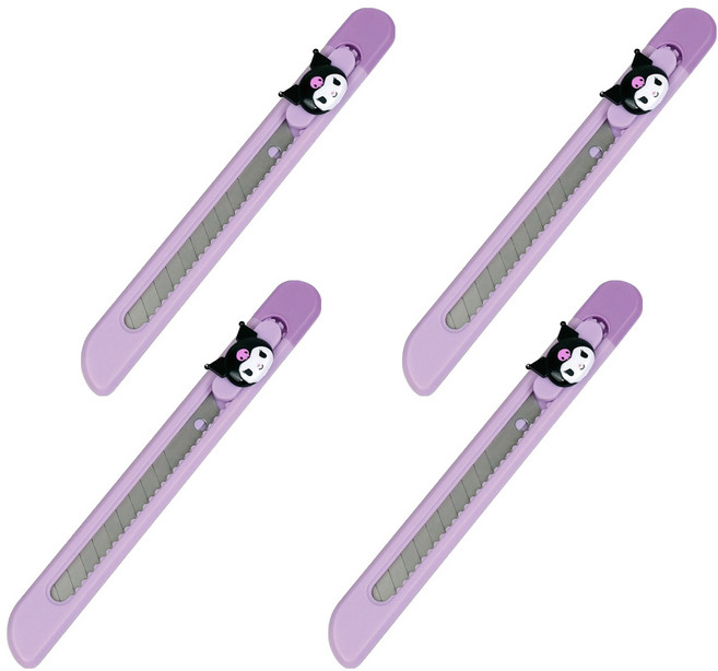 바이하츠 포켓 컷터칼 P-KUCT 소, 쿠로미, 4개