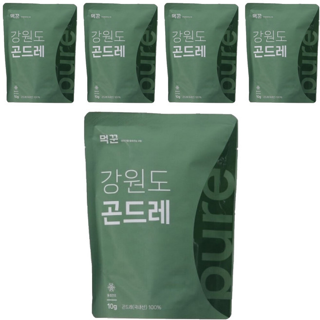 먹꾼 바로먹는 동결건조 강원도 곤드레, 5개, 10g