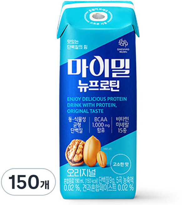 마이밀 뉴프로틴 드링크 오리지널, 190ml, 150개