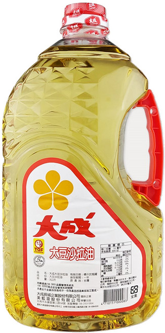 大成 大豆沙拉油, 3L, 1桶