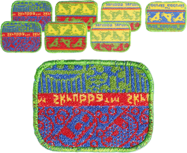 스크러바 수세미 랜덤발송, 1개, 8개
