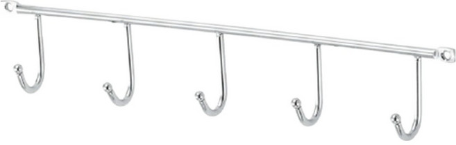 DAY&DAY 日日家居 五聯勾 ST3001-5S #304不鏽鋼 W335MM, 銀色, 1個