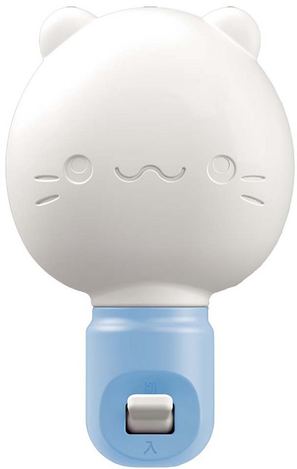 Kinyo LED造型小夜燈 NL-5923 64 x 103 x 62.5mm 36.5g, 微笑喵喵 白色