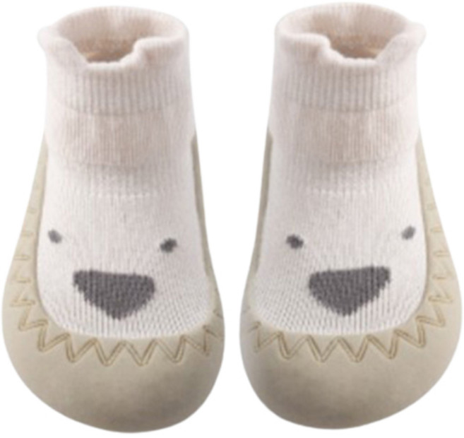 조이멀티 유아용 말랑 깜찍 표정 양말 보행기화 베어