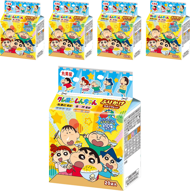 丸美屋 蠟筆小新飯友 20入 附貼紙, 50g, 5袋