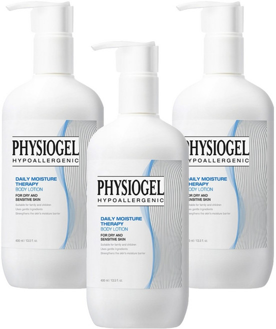 피지오겔 데일리 모이스쳐 테라피 바디로션, 400ml, 3개