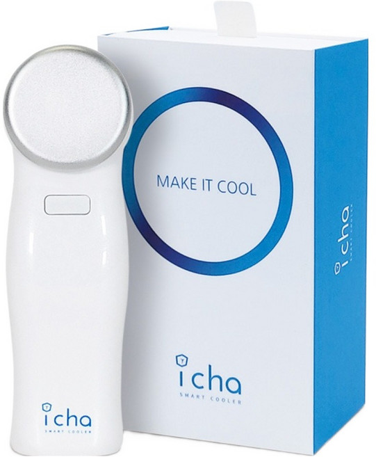 아이차 페이스 쿨링 피부마사지기, 화이트, istick-1000