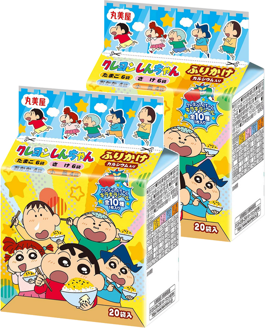 丸美屋 蠟筆小新飯友 20入 附貼紙, 50g, 2袋