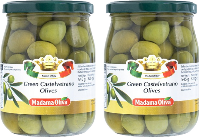 마다마올리바 그린 카스텔베트라노 올리브, 545g, 2개