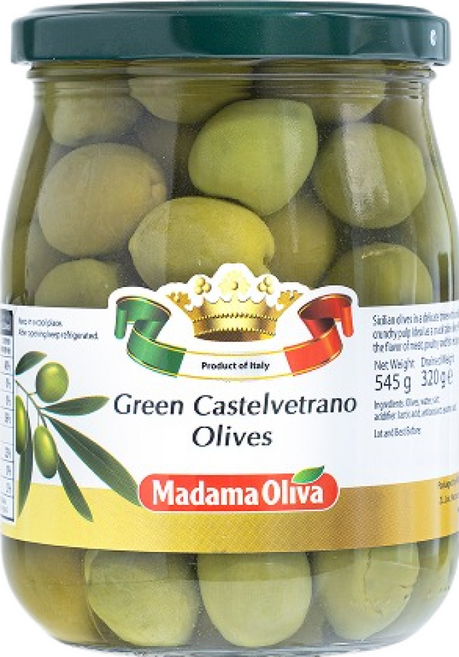 마다마올리바 그린 카스텔베트라노 올리브, 545g, 1개