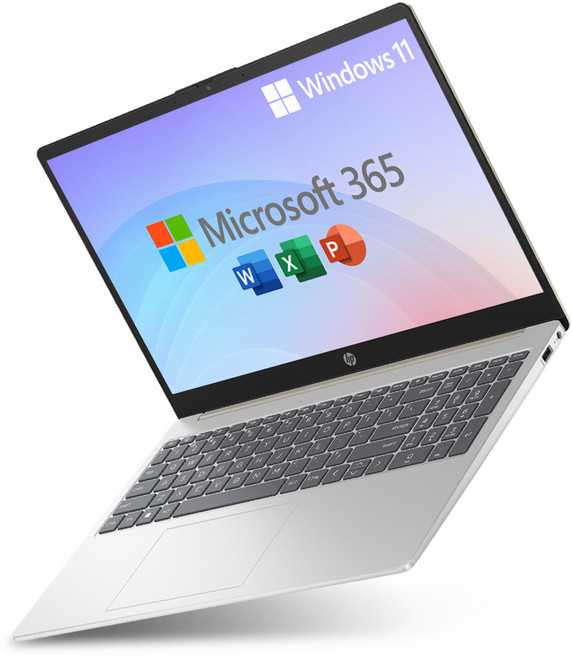 HP 2024 노트북 15 인텔 N100, 웜골드커버 + 내추럴실버베이스, 128GB, 4GB, WIN11 S, HP 15-fd0247TU