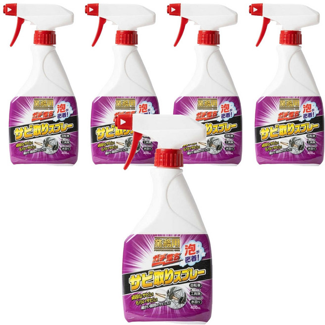 AIMEDIA 艾美迪雅 專業用除鏽泡沫噴霧清潔劑, 400ml, 5瓶