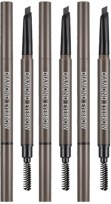 리르 다이아몬드 아이브로우 0.35g, 01 그레이 브라운, 3개