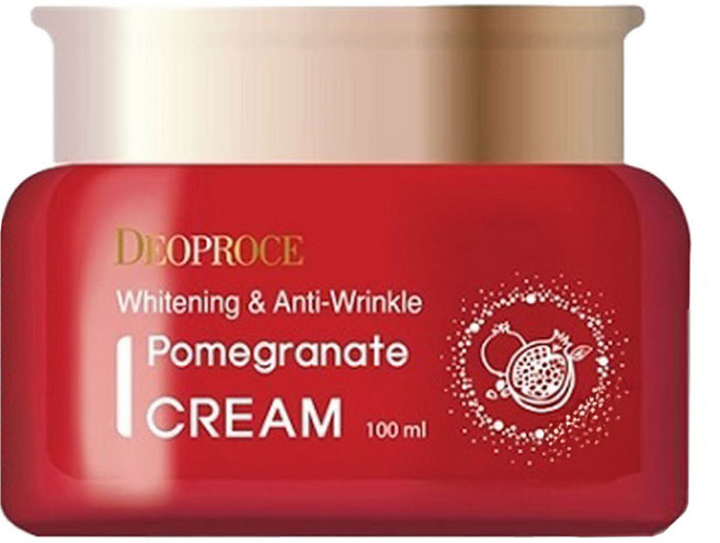 DEOPROCE 迪普詩 台灣公司貨 紅石榴嫩白保濕精華霜, 100ml, 1瓶