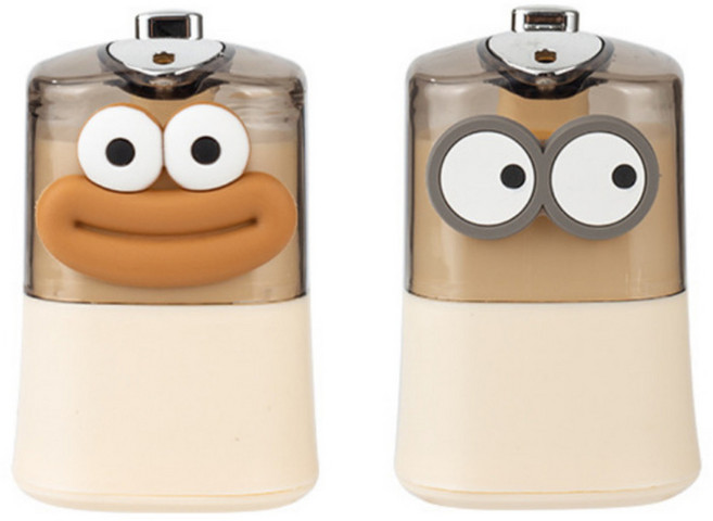 온트리 원터치 이쑤시개 디스펜서, 브라운, 2개