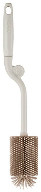 Simba 小獅王辛巴 超柔無垢白金矽膠旋轉奶瓶刷, 1支, 小麥米