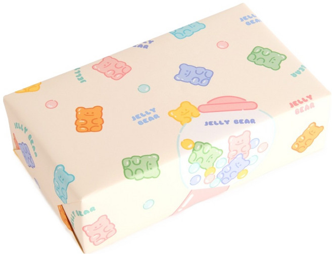 뮤니드 선물 포장지, 젤리베어, 10개