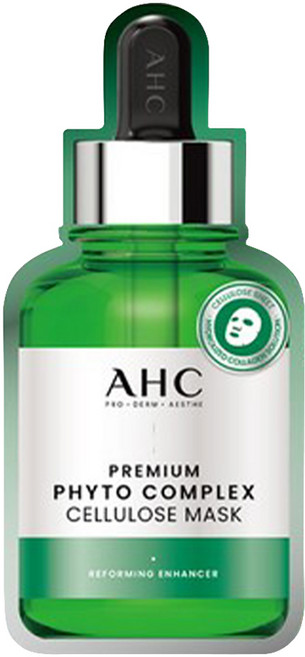 AHC 高級植物複合物纖維素面膜, 5片, 1組