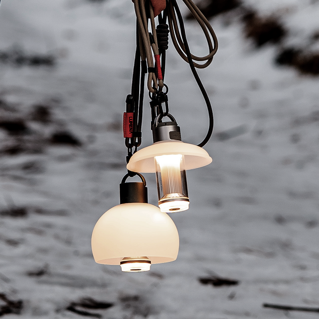 루메나 멀티플 LED 캠핑랜턴 M4, 플래티넘 베이지, 1개