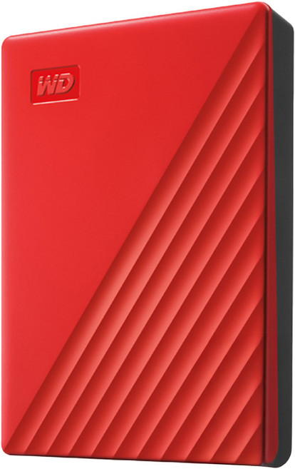Western Digital 威騰 My Passport 行動硬碟 2019 2.5吋, 4TB, 紅色, 1個