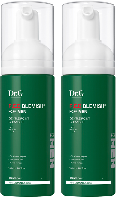 닥터지 레드 블레미쉬 포 맨 젠틀 포인트 클렌저, 150ml, 2개