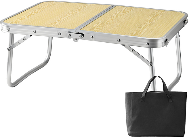 코멧 아웃도어 2폴딩 테이블 + 가방 세트, 베이지