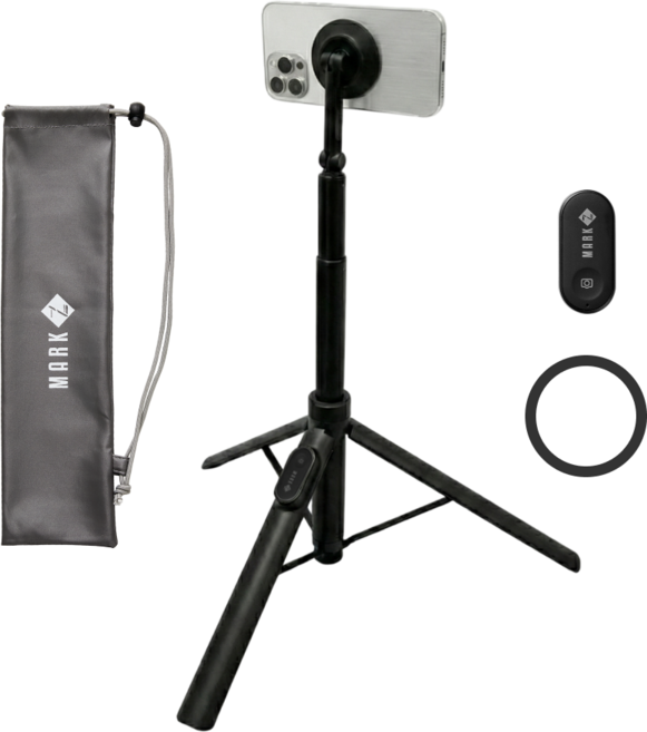 마크제트 맥세이프 휴대용 삼각대 1.7m, 블랙, 1개