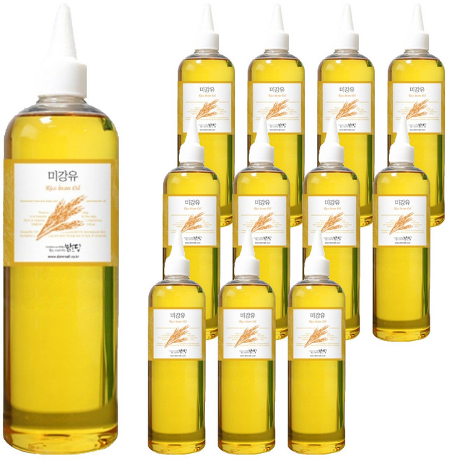 맑을담 미강유 오일, 500ml, 12개