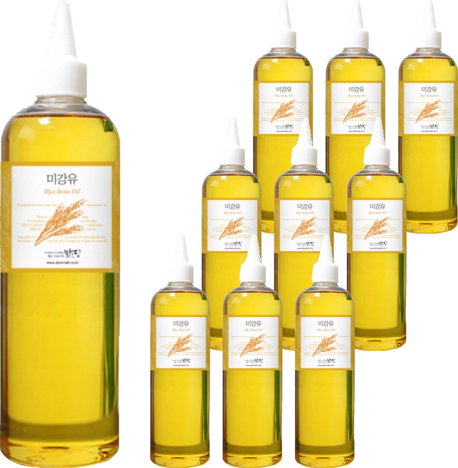 맑을담 미강유 오일, 500ml, 10개