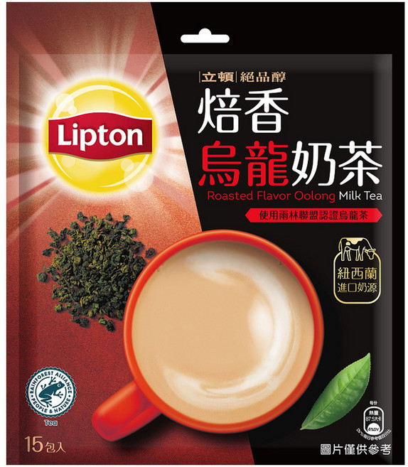 Lipton 立頓 絕品醇 焙香烏龍奶茶, 1袋, 15包, 19g