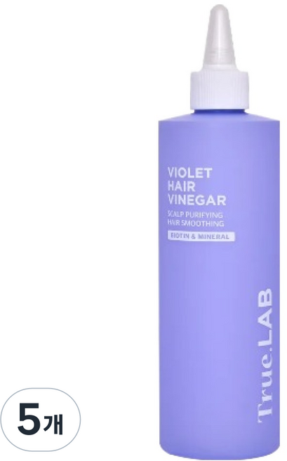 TRUE.LABORATORY True Lab 紫羅蘭護髮醋, 5個, 370ml