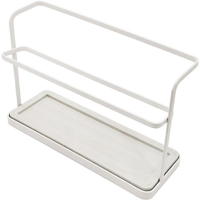 日式瀝水杯架 + 瀝水盤 28 x 10cm, 1個, 無色