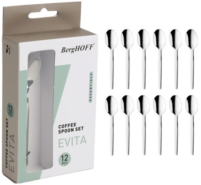 베르그호프 에비타 커피스푼, 스텐, 12개