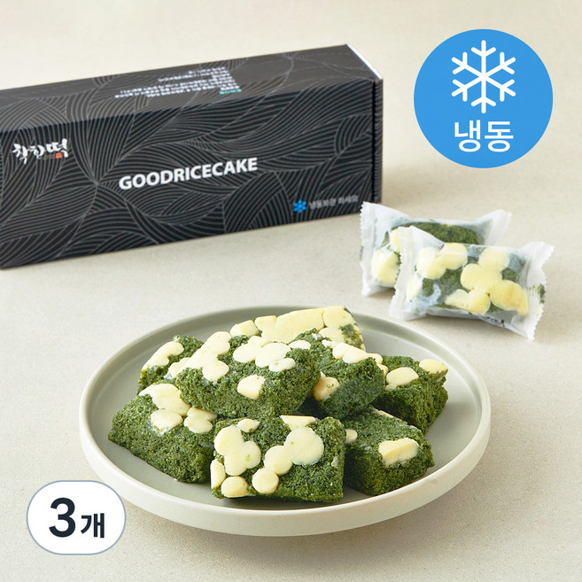 착한떡 쑥치즈설기 (냉동), 45g, 3개, 10개입