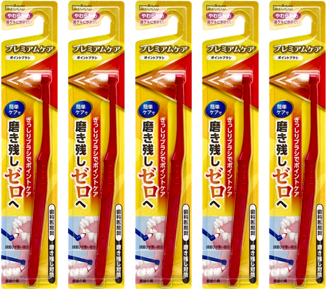 EBiSU 惠百施 單束毛牙刷 顏色隨機, 5支