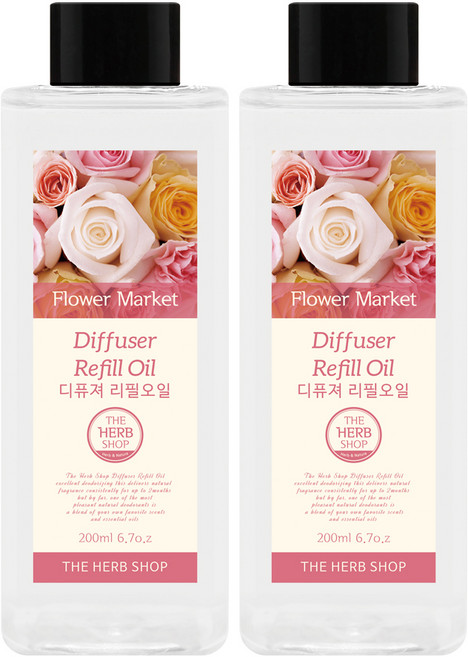 THE HERB SHOP 擴香補充油, 良才洞花市, 200ml, 200ml, 2個