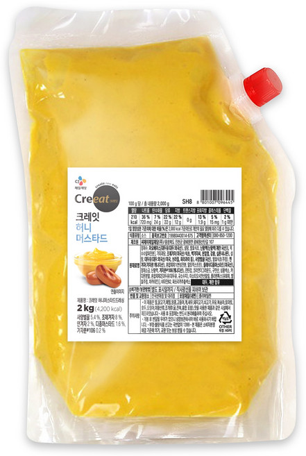 크레잇 허니머스타드 드레싱, 1개, 2kg