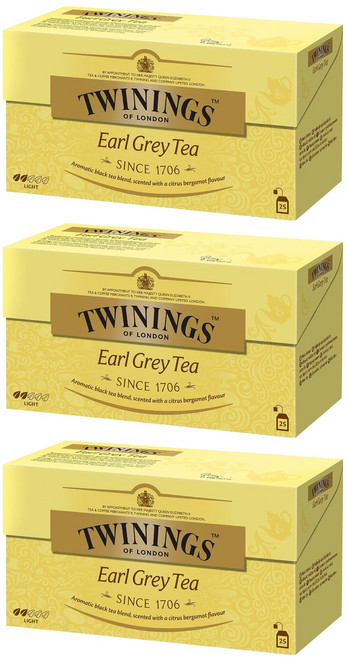 TWININGS 唐寧茶 皇家伯爵茶 2g 清新佛手柑芬芳, 50包, 3盒
