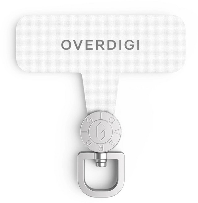 OVERDIGI 360旋轉掛繩墊片 TH03, 白色, 1個