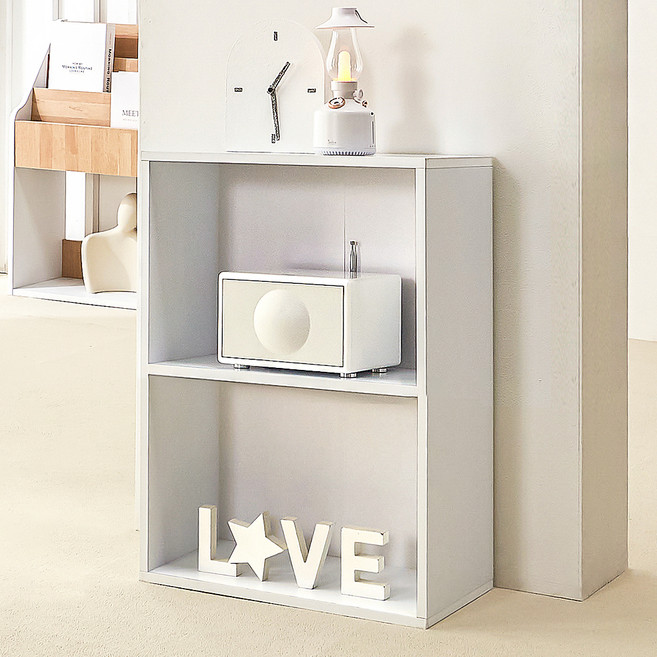 양지가구 공간박스 500 책장, 백색, 2단