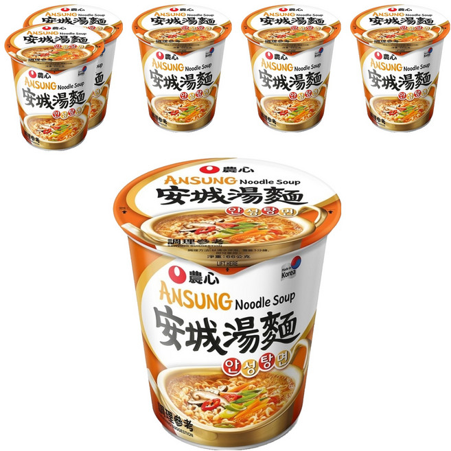 NONGSHIM 農心 安城杯麵 66g, 6個