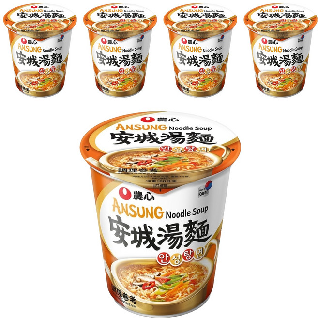 NONGSHIM 農心 安城杯麵 66g, 5個