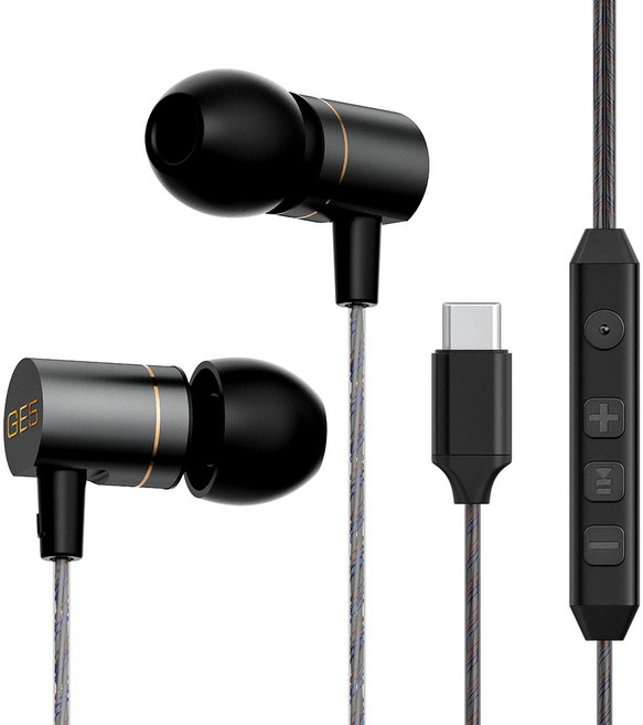 에이투 게이밍 유선이어폰, ATWO GE5, 블랙