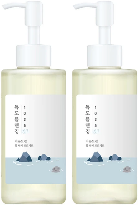 라운드랩 1025 독도 클렌징오일, 200ml, 2개 - 쿠팡