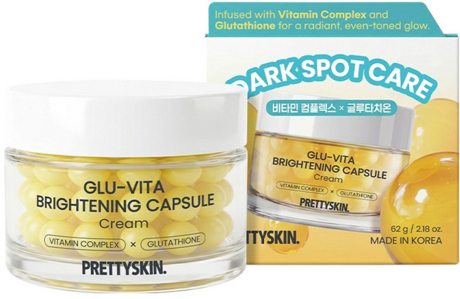 PRETTYSKIN. 膠原蛋白維他命亮白膠囊霜