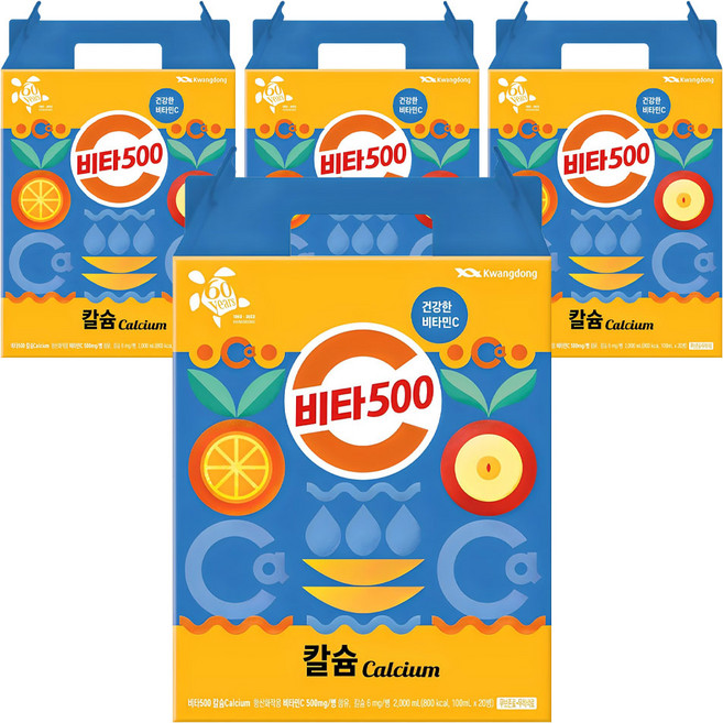 비타500 칼슘, 100ml, 80개